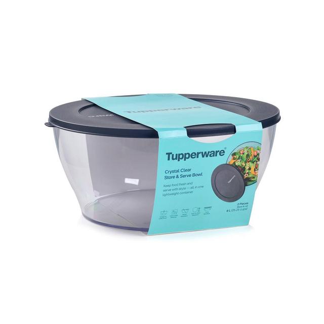 Tupperware Crystal Clear Store & Serve - 25.25C Round Container