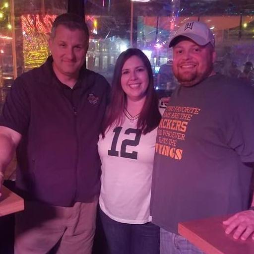 This was such a fun night. We tried out some Lombardi beers and met Vince's grandson!