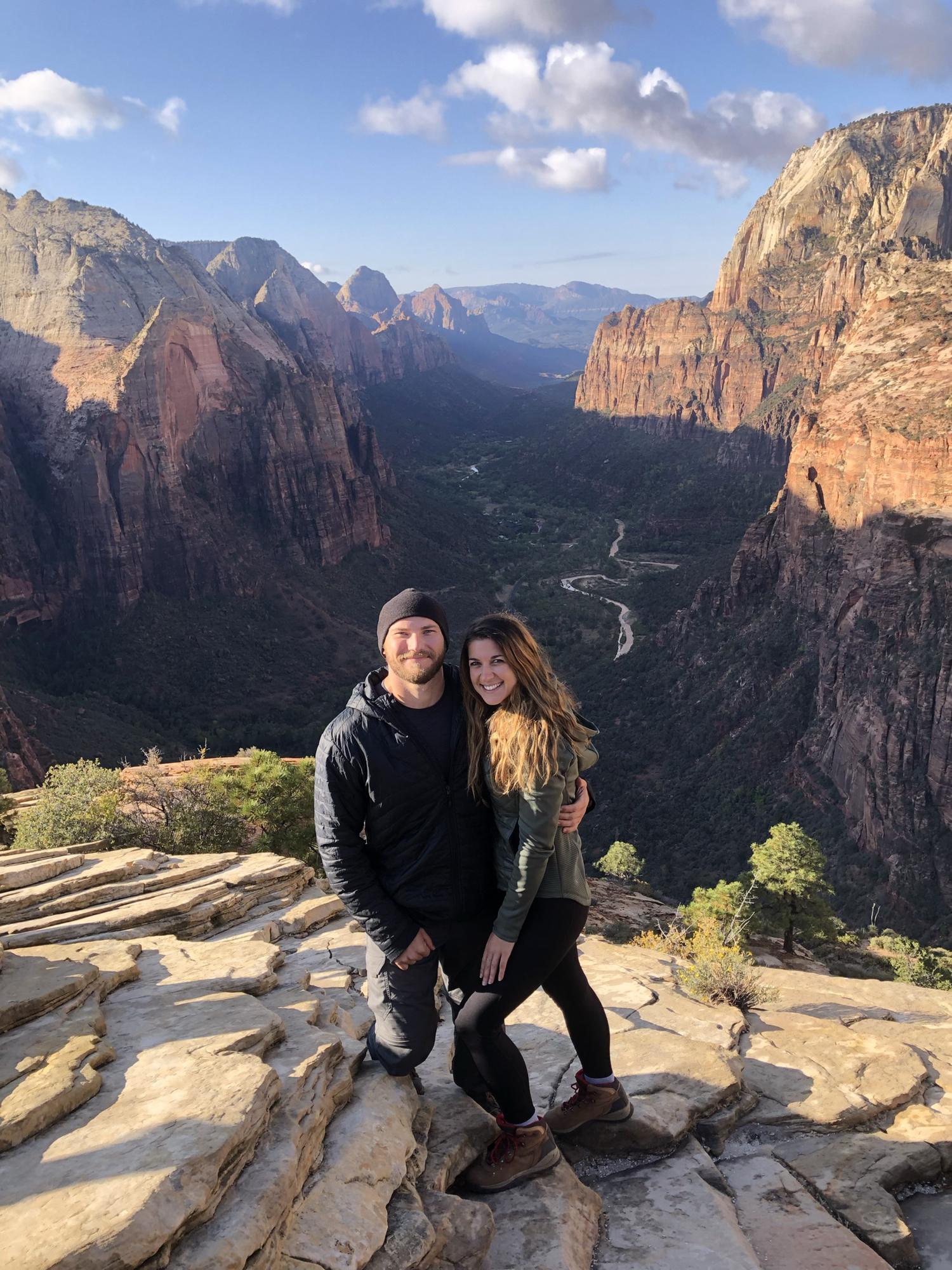 Angel's Landing in Zion National Park.