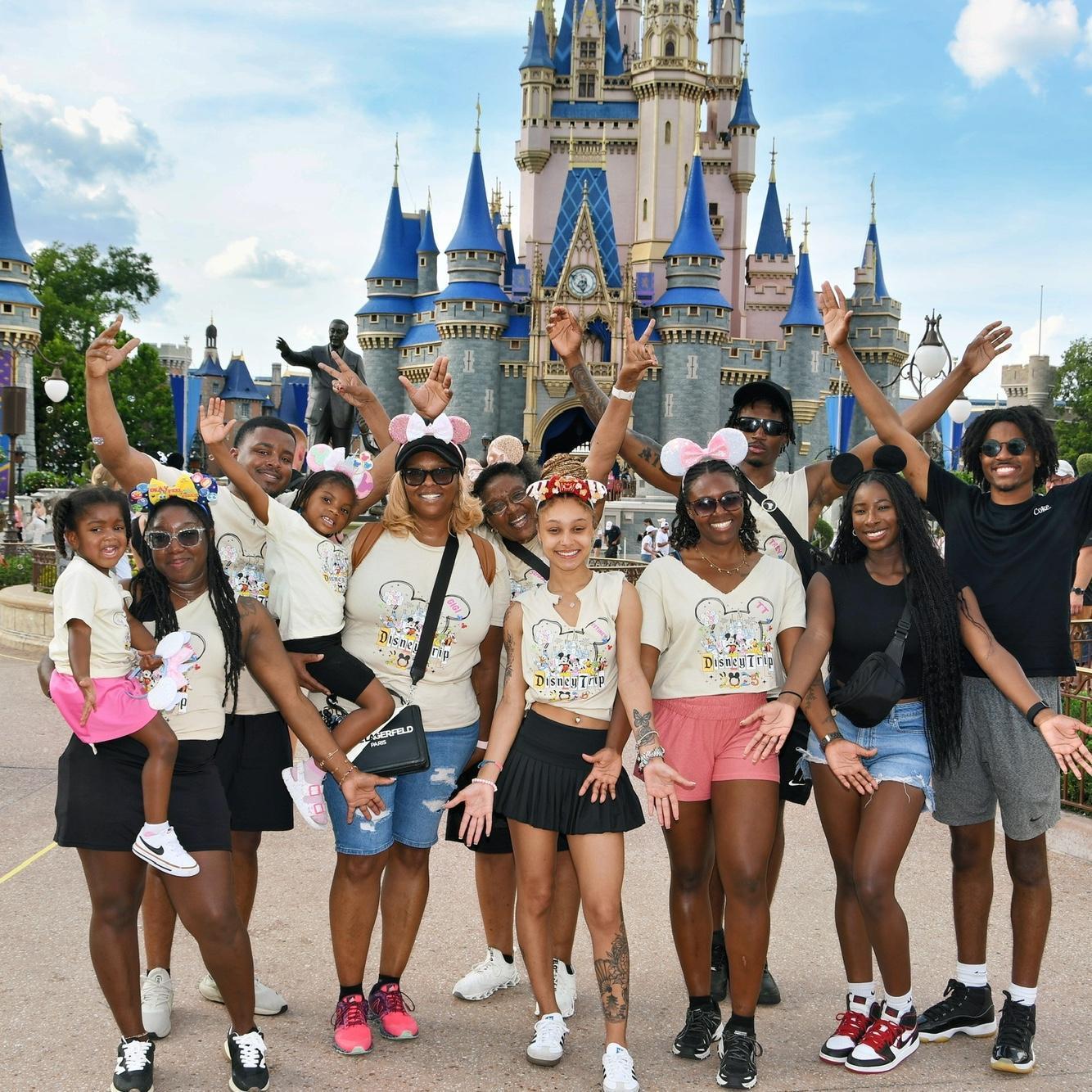 Disney Trip with Zion's family.