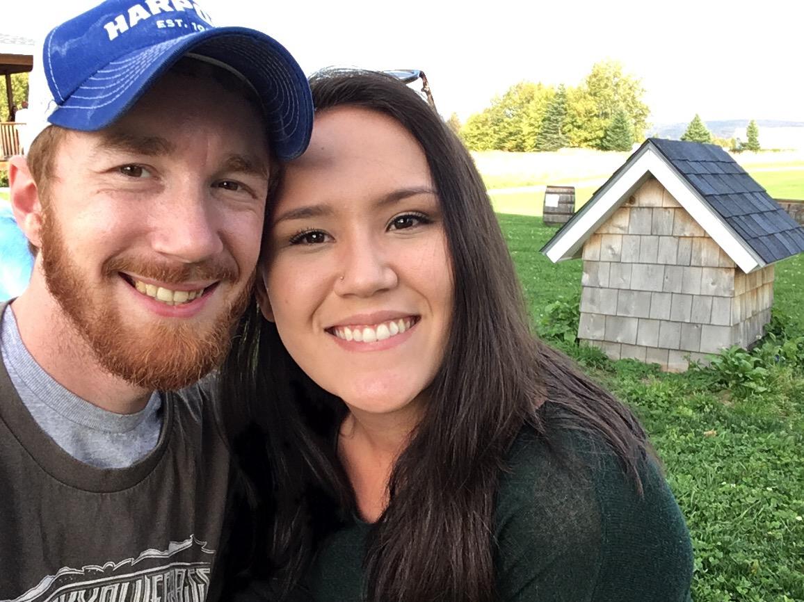 Introducing Amanda to one of James's favorite breweries in Vermont - Hill Farmstead!