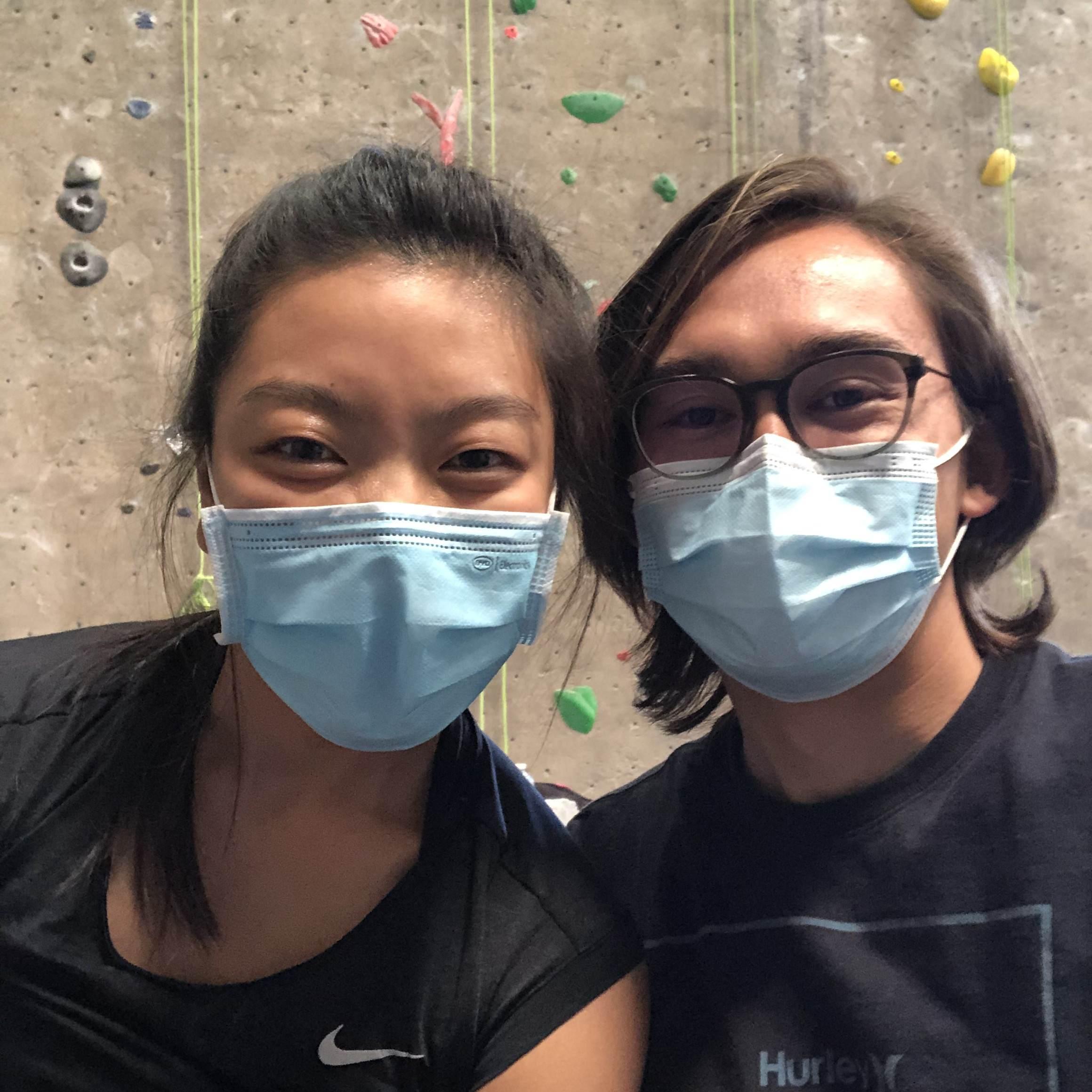 Introducing Donn to rock climbing