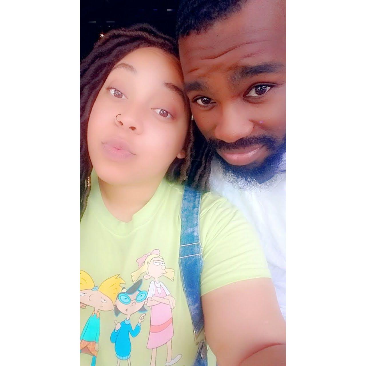 WE OUTSIIIIIDE!!! Covid was lifting and our second AC date was at Bar Louie