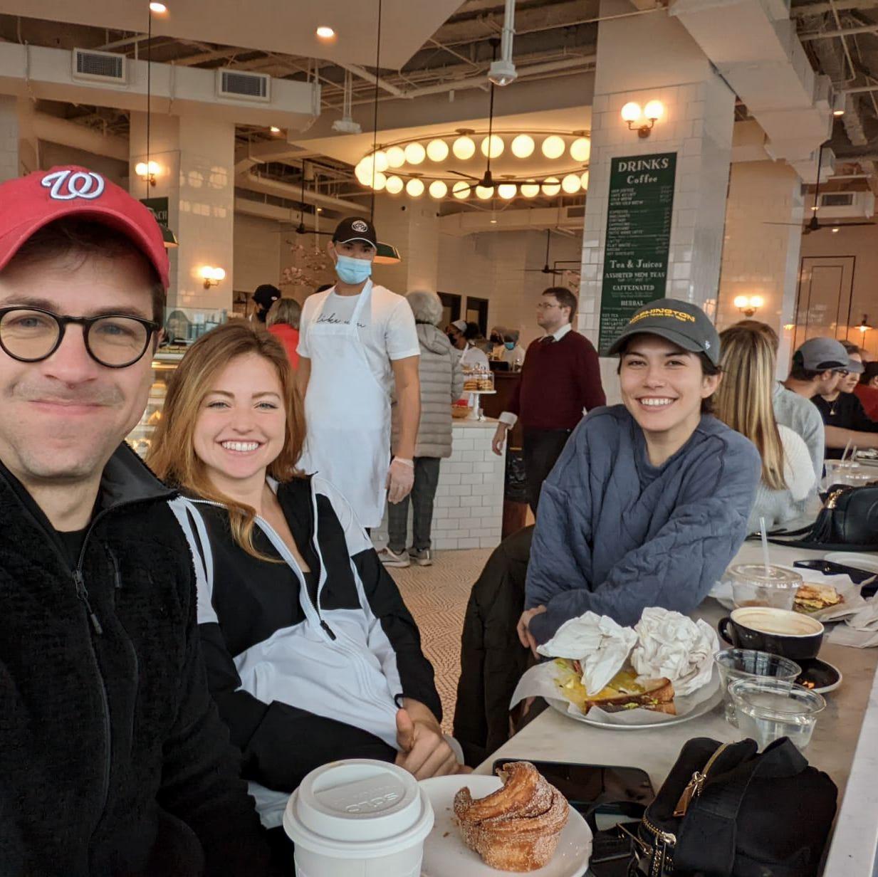 With Lauren at Tatte in Arlington - March '22