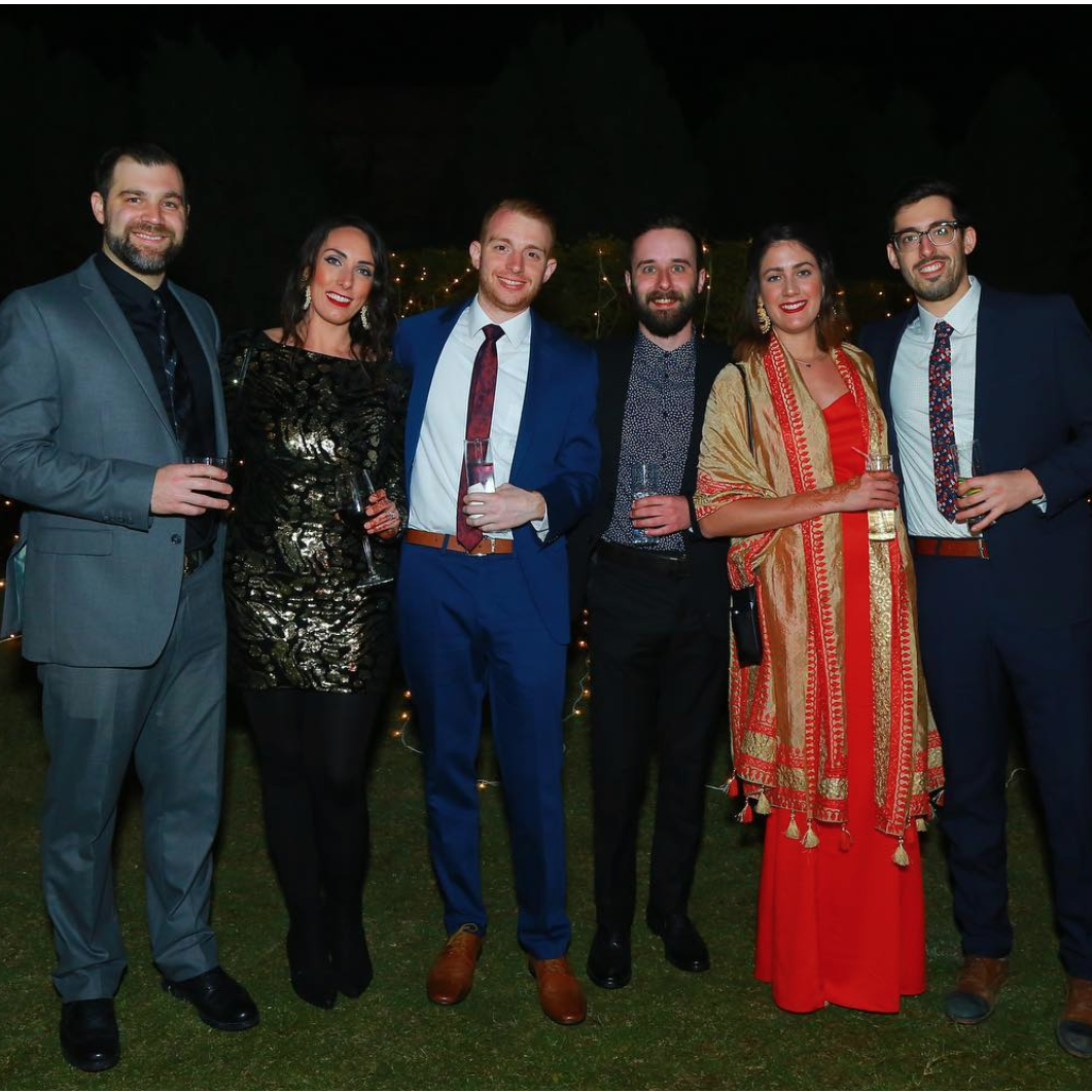 With some of our very, very ridiculously good looking bridal party members; New Delhi, India 2019