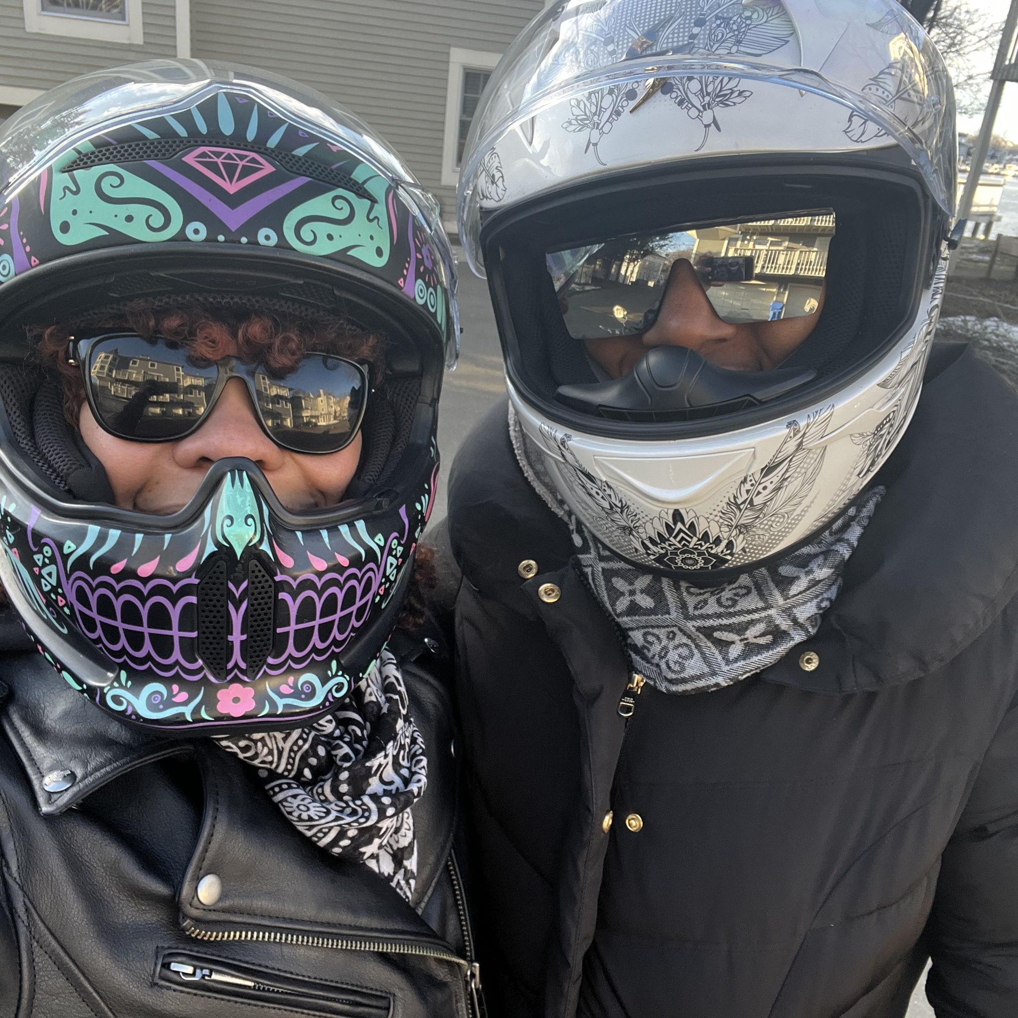 About to go on our first ride together!