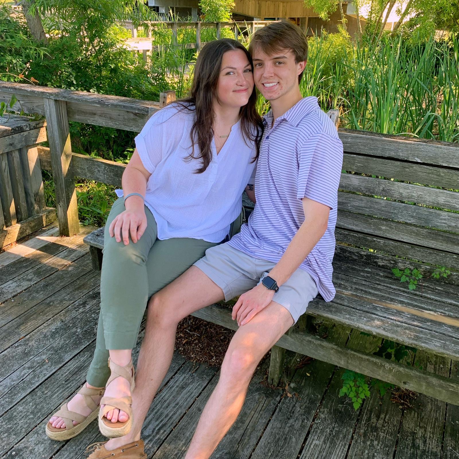Wouldn't have guessed we would get engaged in this exact spot two years later!