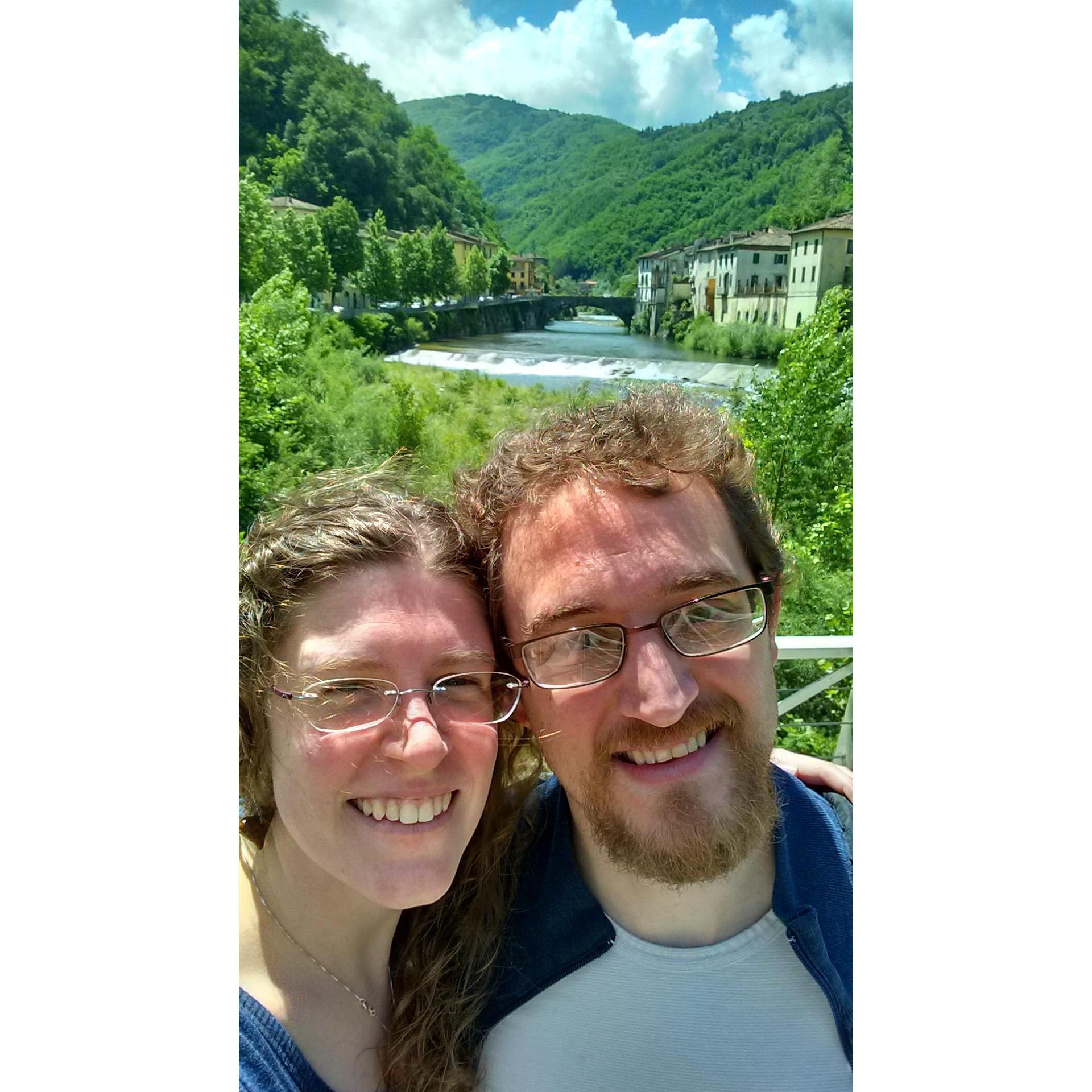 July 2016 - Zack met Jess's Italian family for the first time