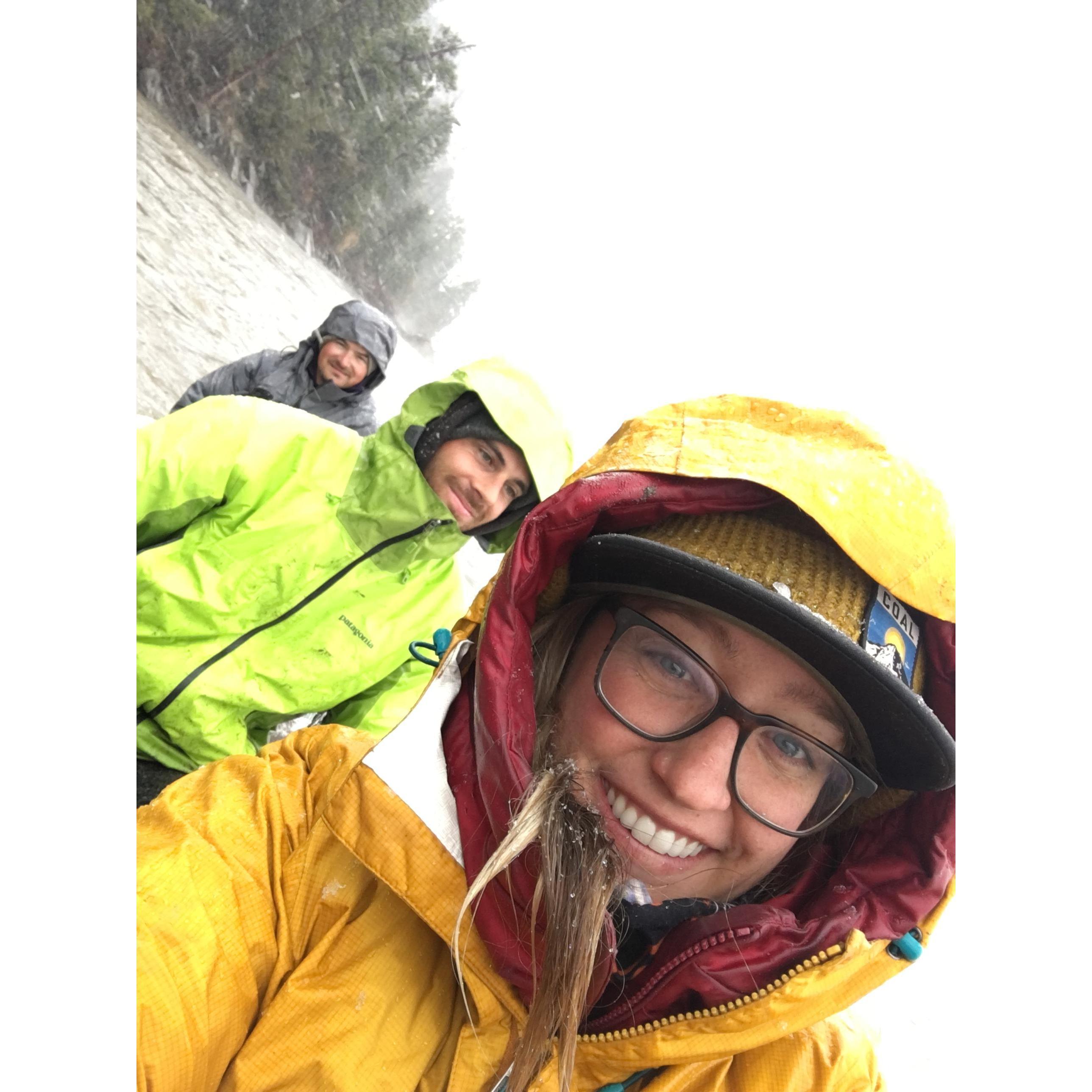 Ended in true Montana fashion, with a snow storm.