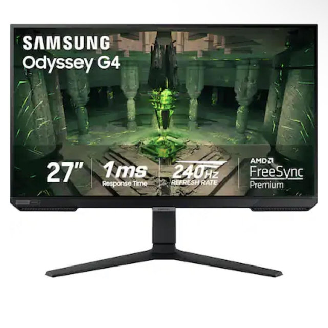Samsung - 27” Odyssey FHD IPS 240Hz G-Sync Gaming Monitor - Black