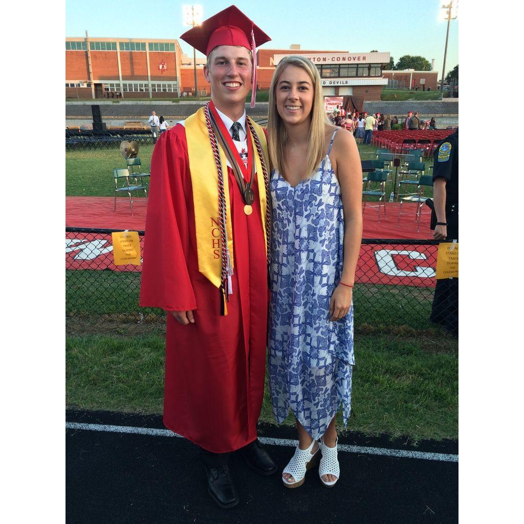Hayes graduates High School (2016)