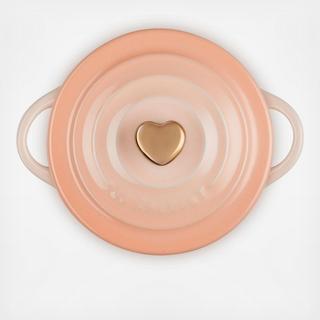 Mini Cocotte with Heart Knob