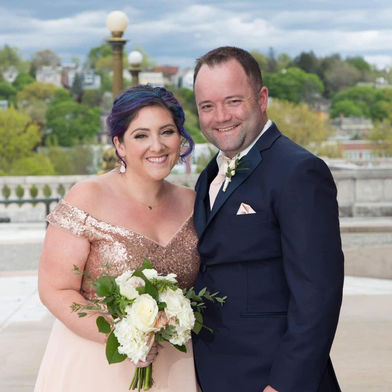 Stephanie and Jonathan's wedding, May 2021