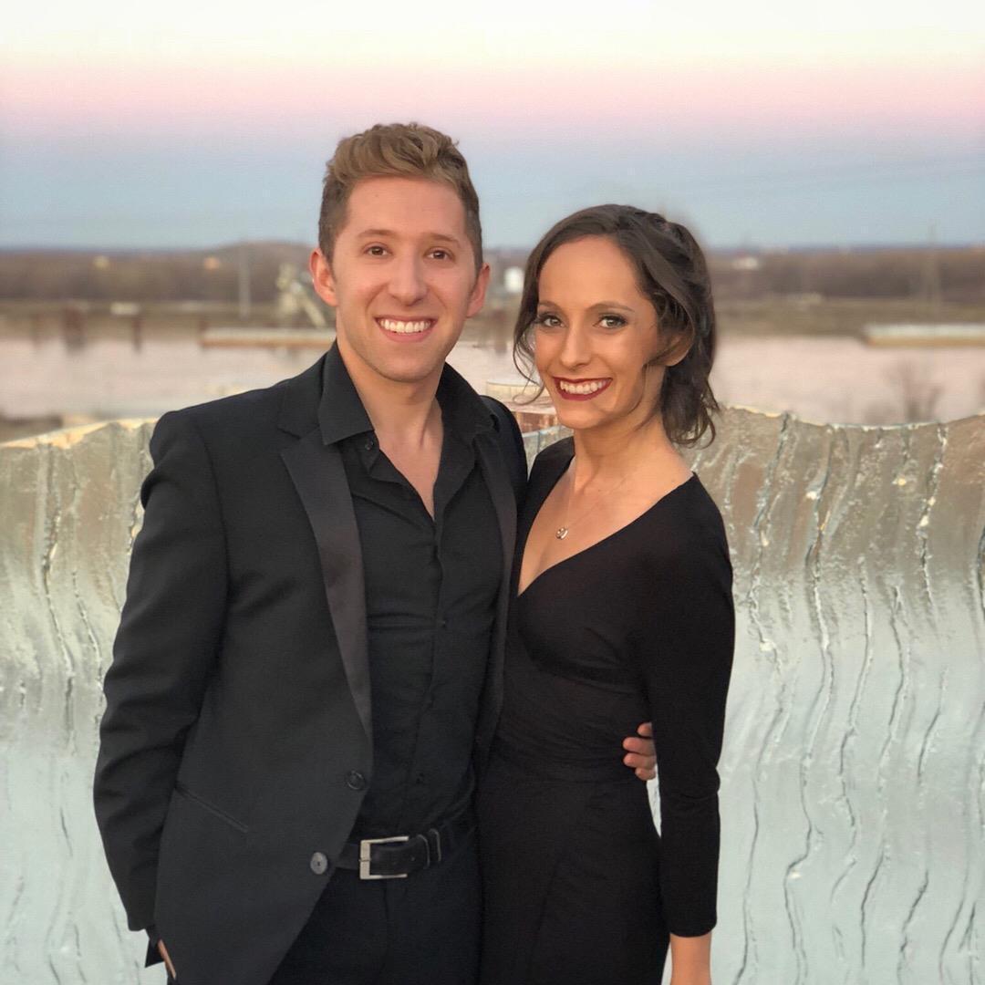 At Andrew and Morgan's wedding in St. Louis. March 2018