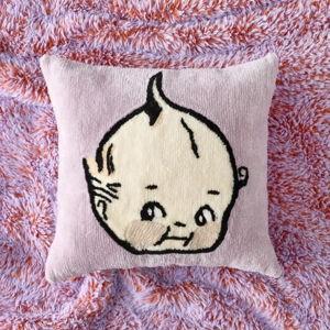 Kewpie UO Exclusive Tufted Icon Throw Pillow