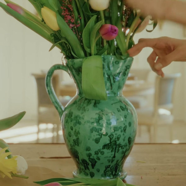 Cabana Glazed Pitcher