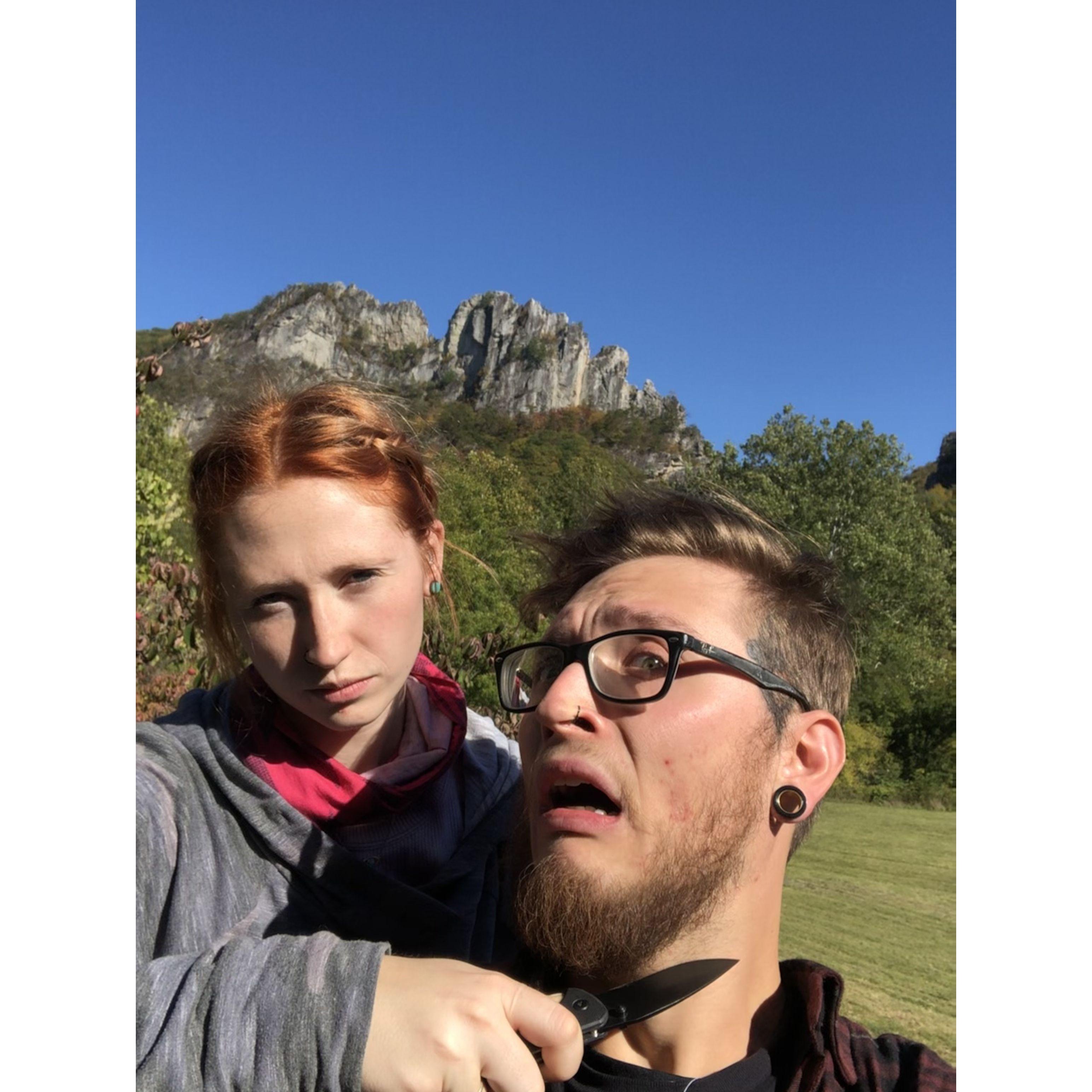 :) Seneca Rocks. West Virginia. 2020