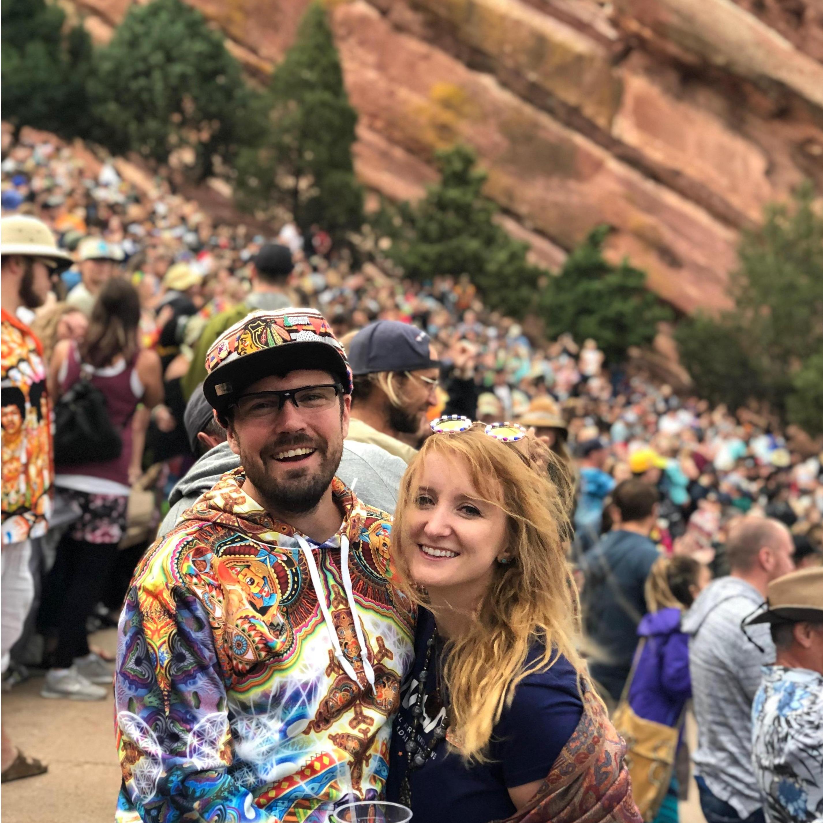 Had to stop and see a show at Red Rocks on our way to moving from Chicago to Arizona!