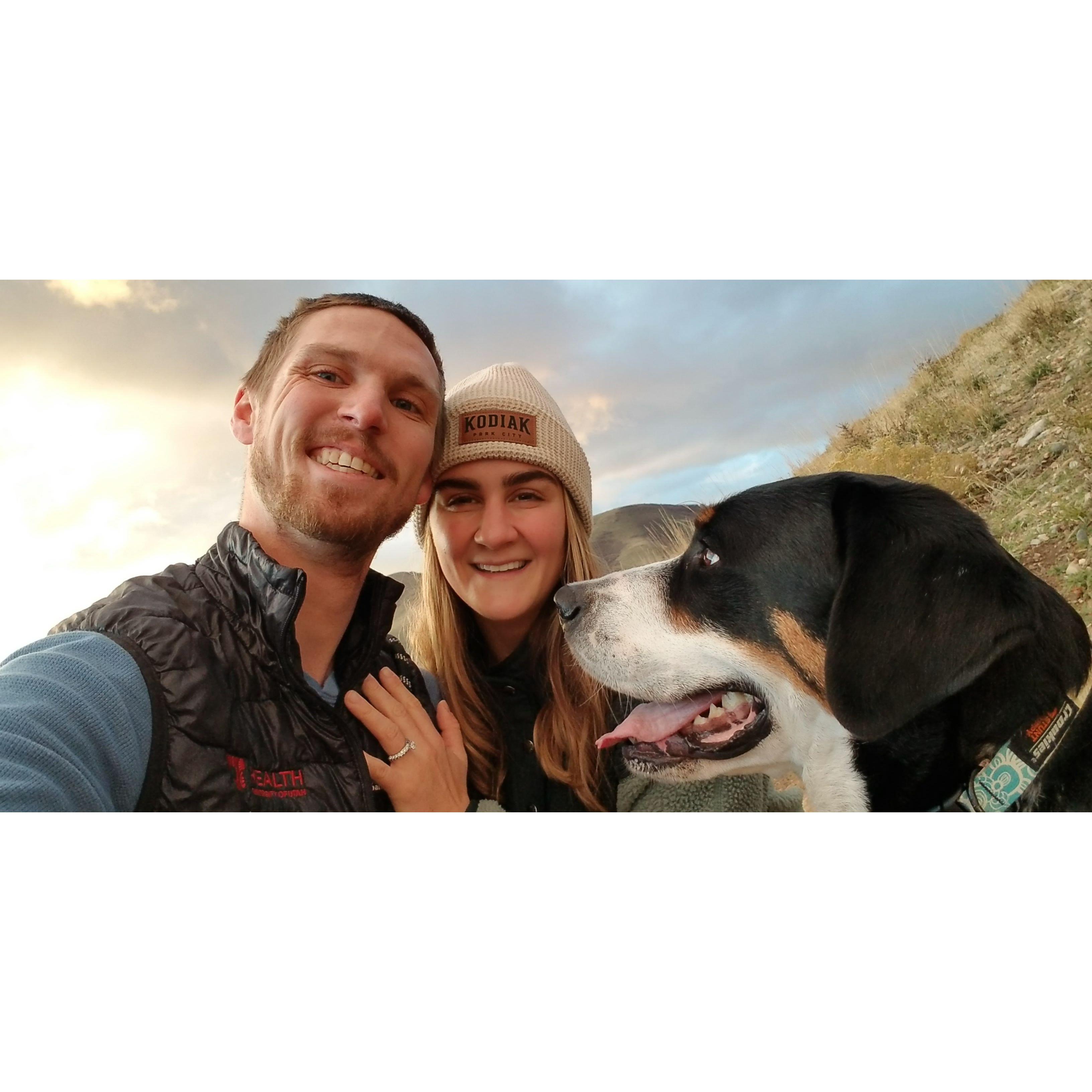 Happy Engaged Family