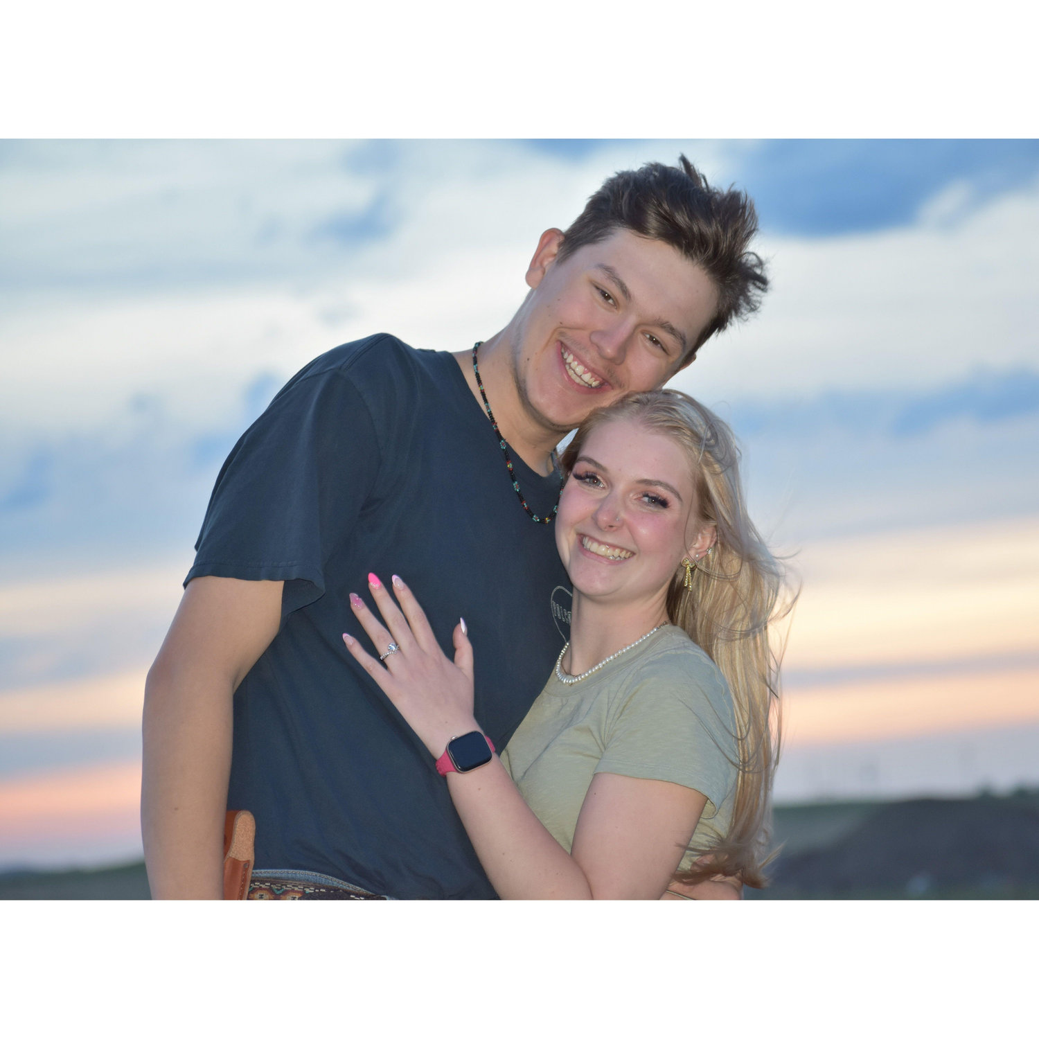 Right after Lanie said Yes!
