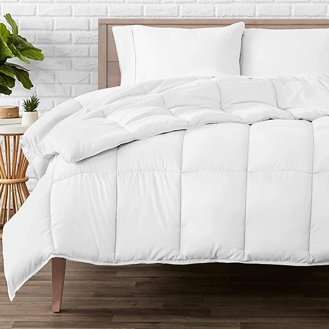 Bare Home Duvet Insert Comforter - King/California King - Goose Down Alternative - Ultra-Soft - Premium 1800 Series - All Season Warmth - Bedding Comforter (King/Cal King, White)