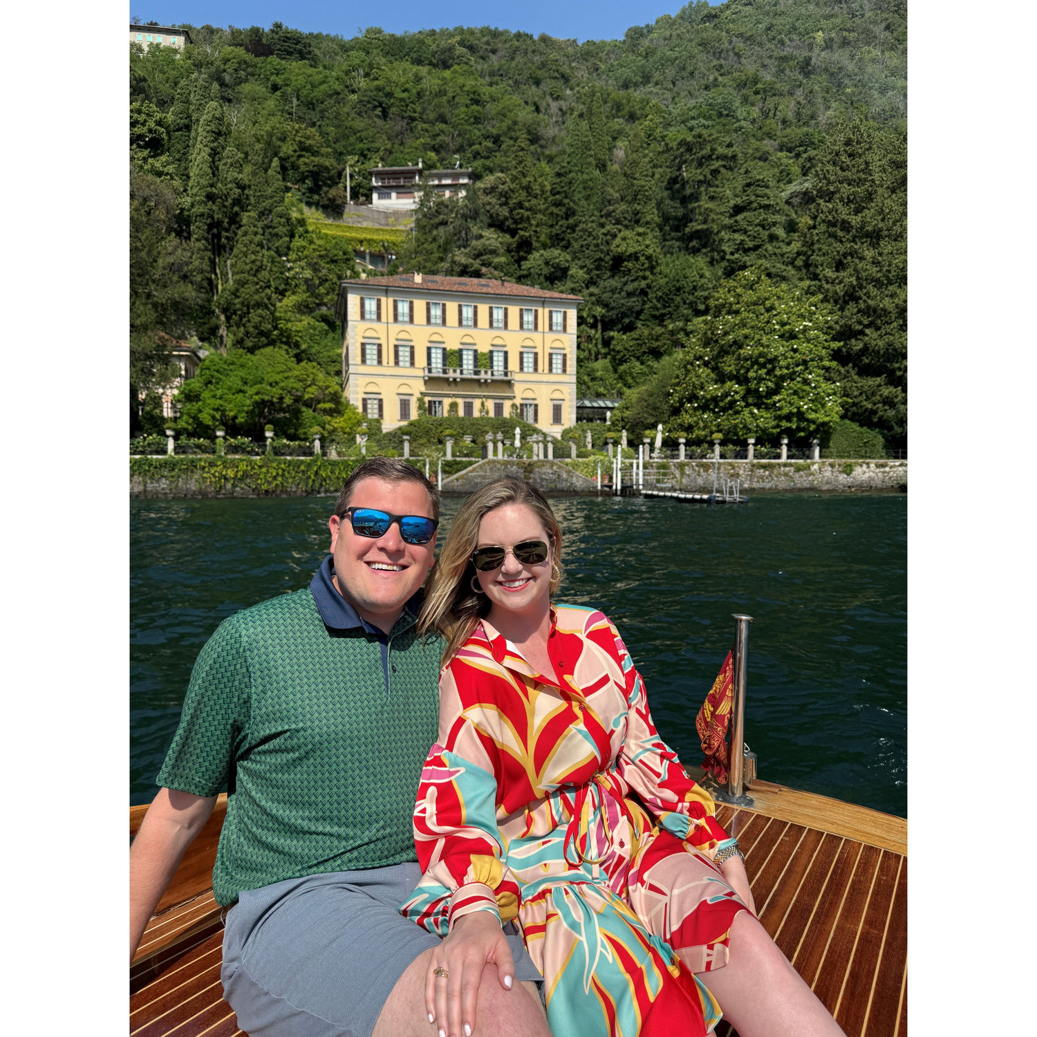 Lake Como, Italy - one of many places Jenna and Brent have traveled to!
