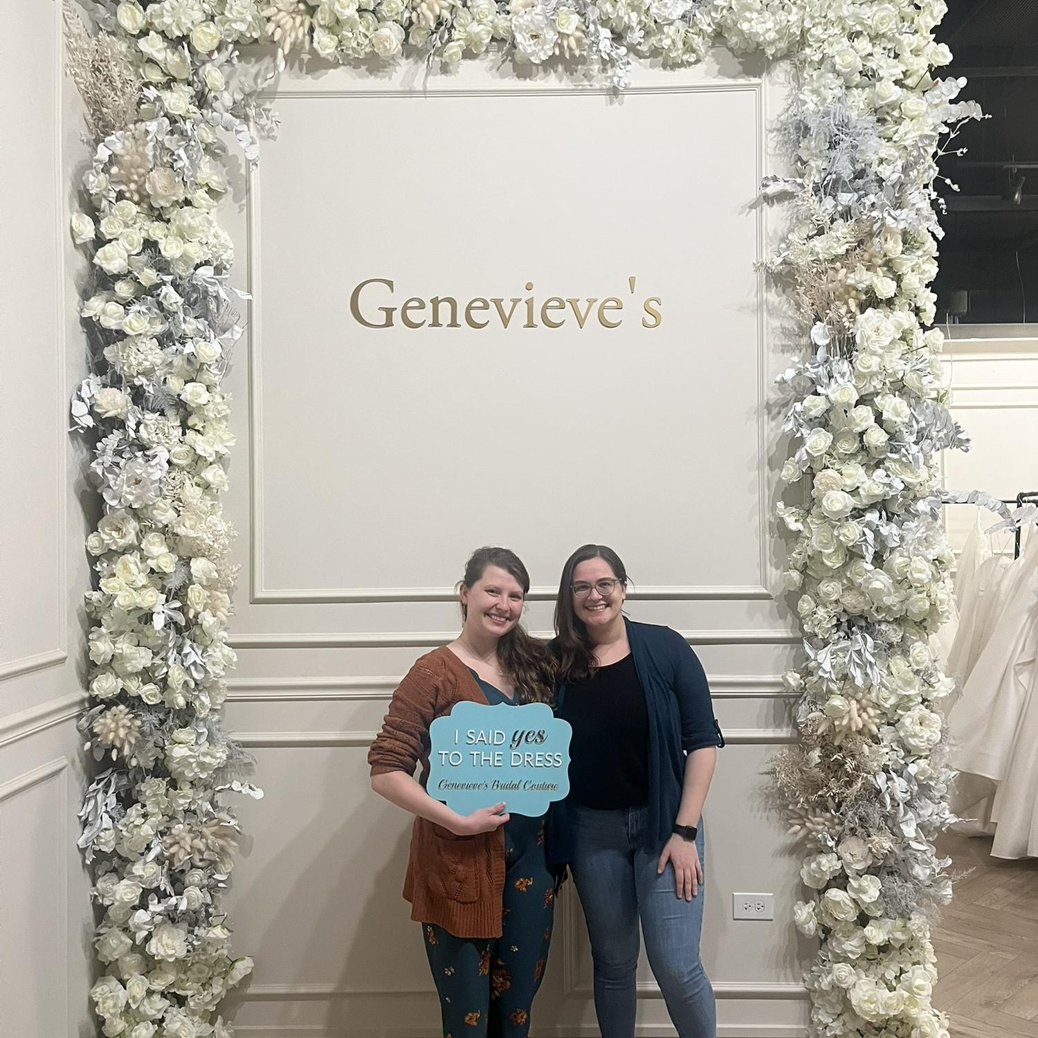 Shannon and I went shopping, and I said “Yes” to the dress! 😁