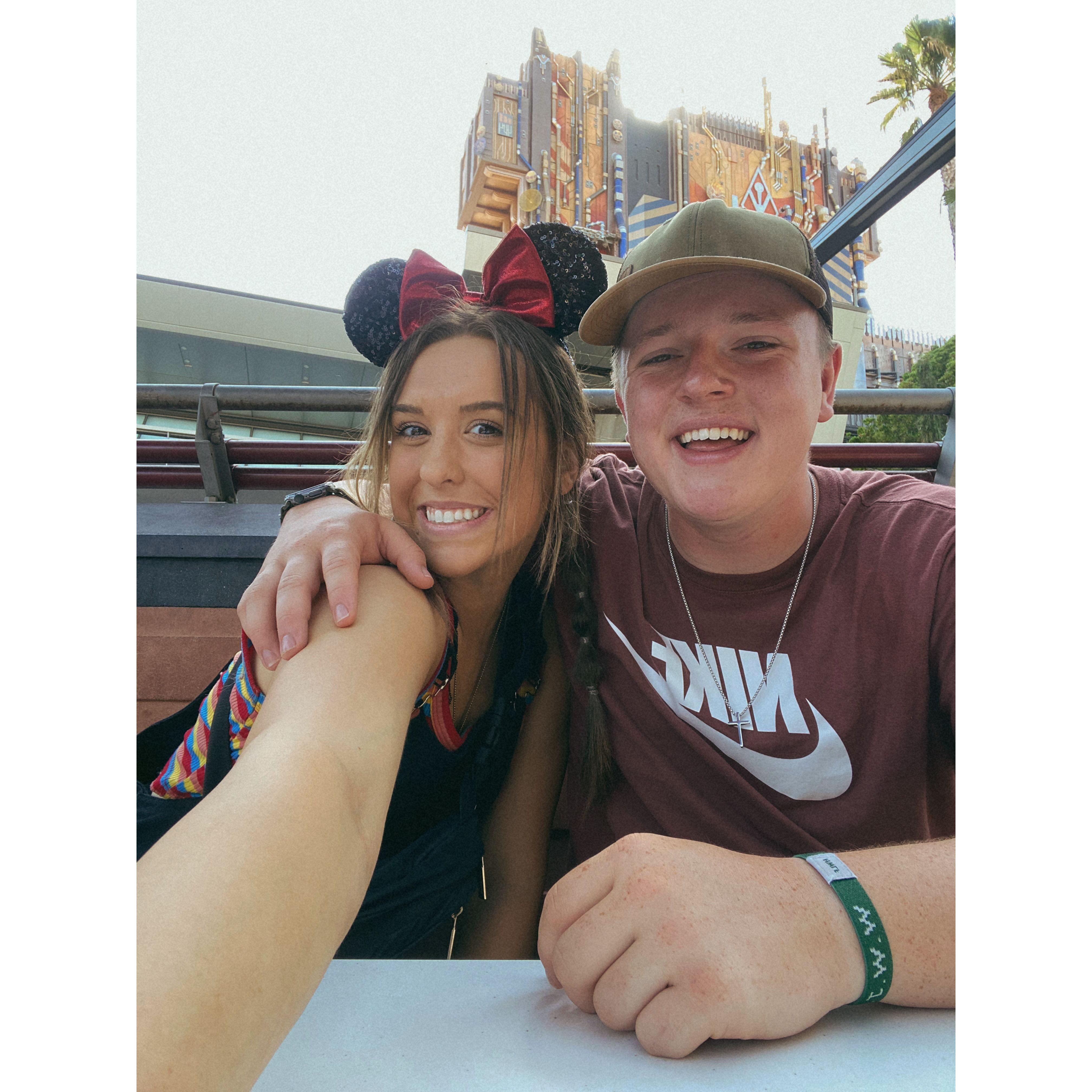 waiting for rides at disneyland!