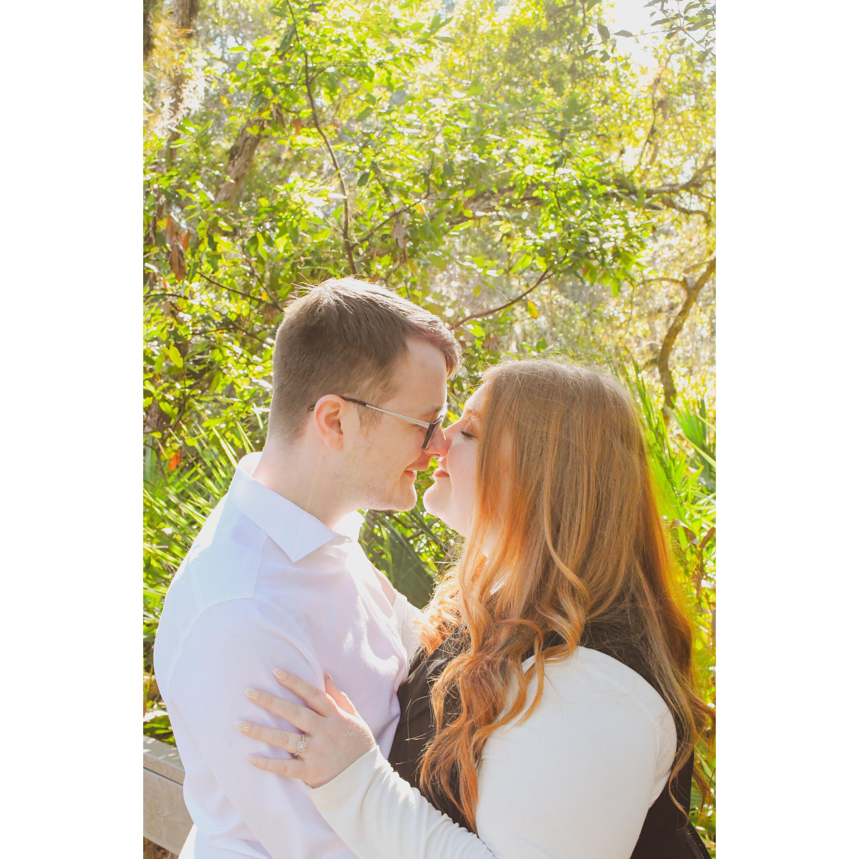This is one of their favorite photos from the engagement shoot.