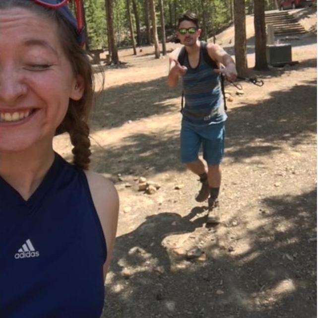 We took this while camping, right before the start of one of our most exciting hikes around Turquoise Lake in Leadville, Colorado. We ended up going a little off trail but the views were worth it!