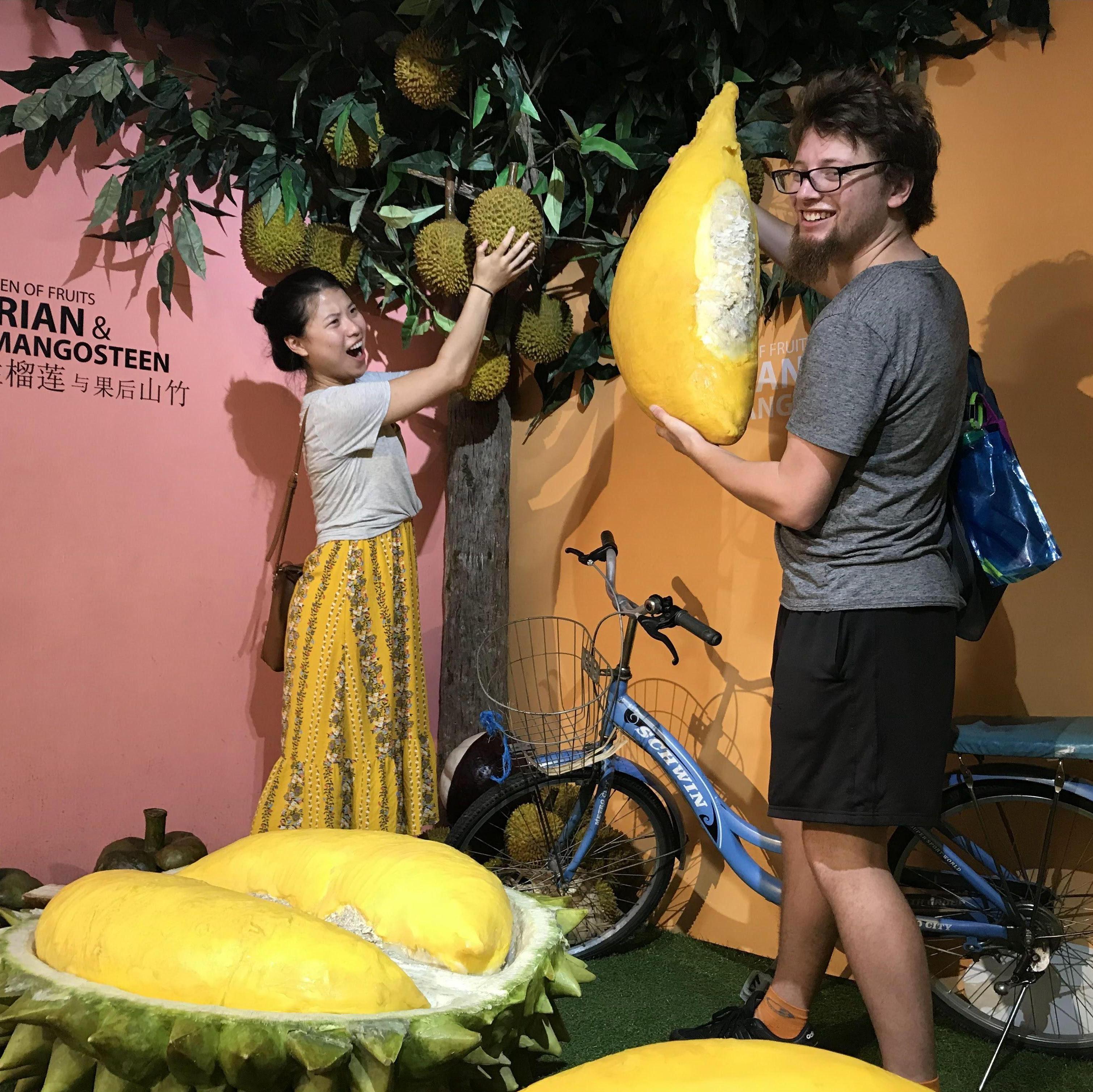 June 2018 (Penang, Malaysia - Wonder Food Museum): Some relationships are built on trust; ours is built on durian