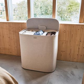 Tota 2 90-Liter 3-Laundry Hamper Separation Basket with Lid