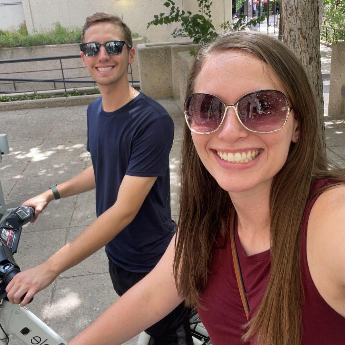 We rode 23 miles around San Antonio, Texas