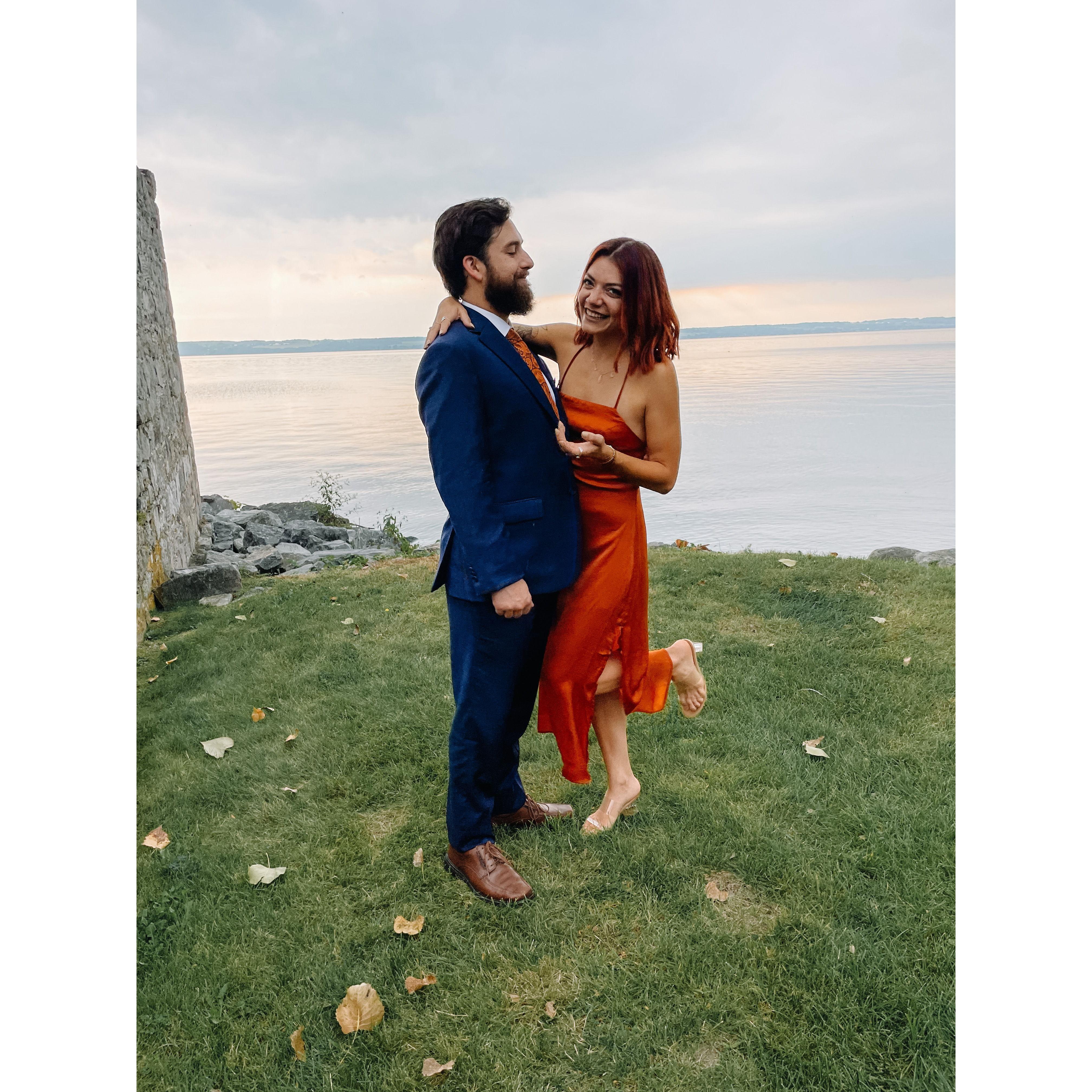 Our first "friend wedding" together - thanks MicMatt! (September 2021)