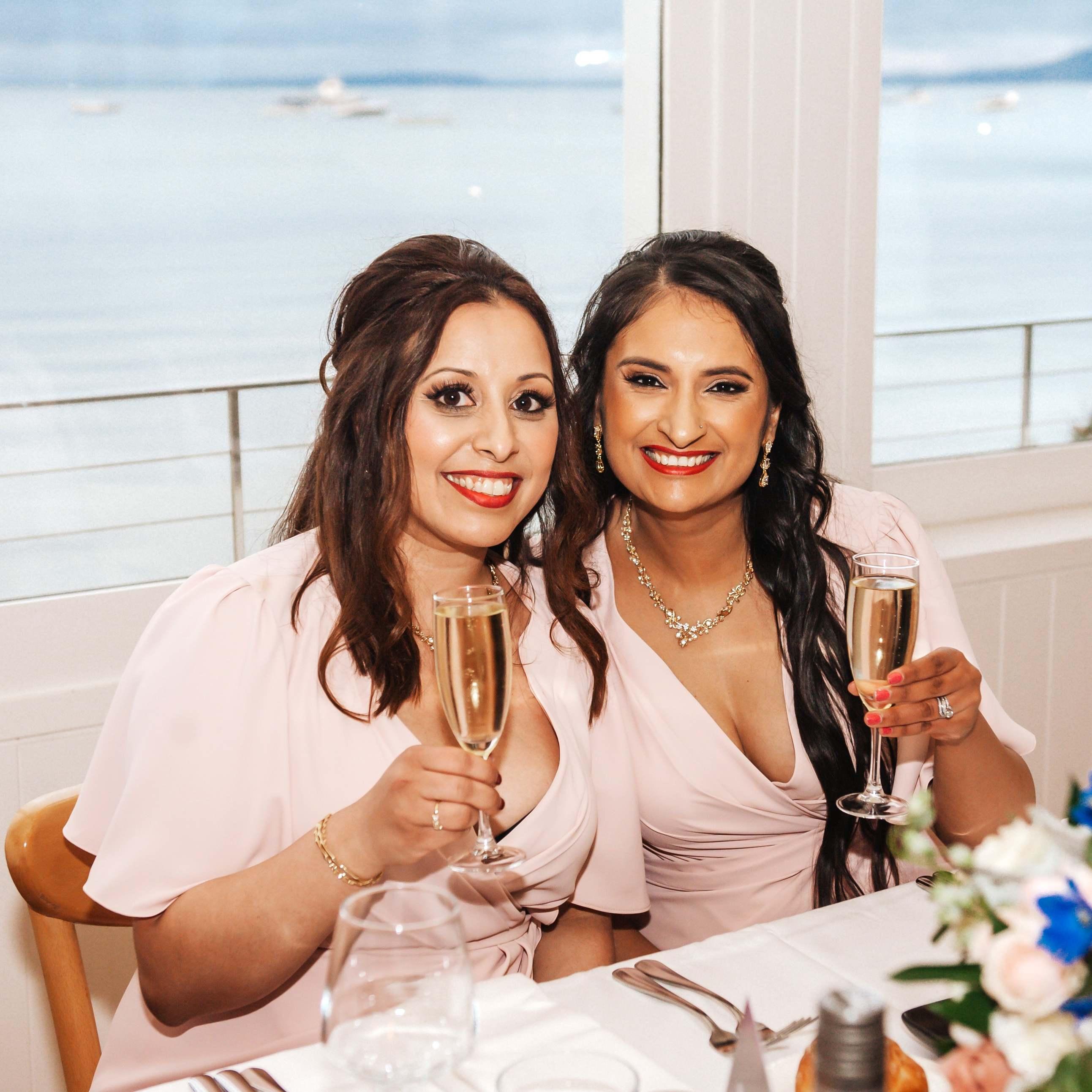 Beautiful ladies, inside & outside