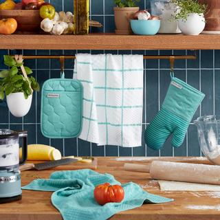 Onion Quilt 4-Piece Kitchen Towel & Mitt Set