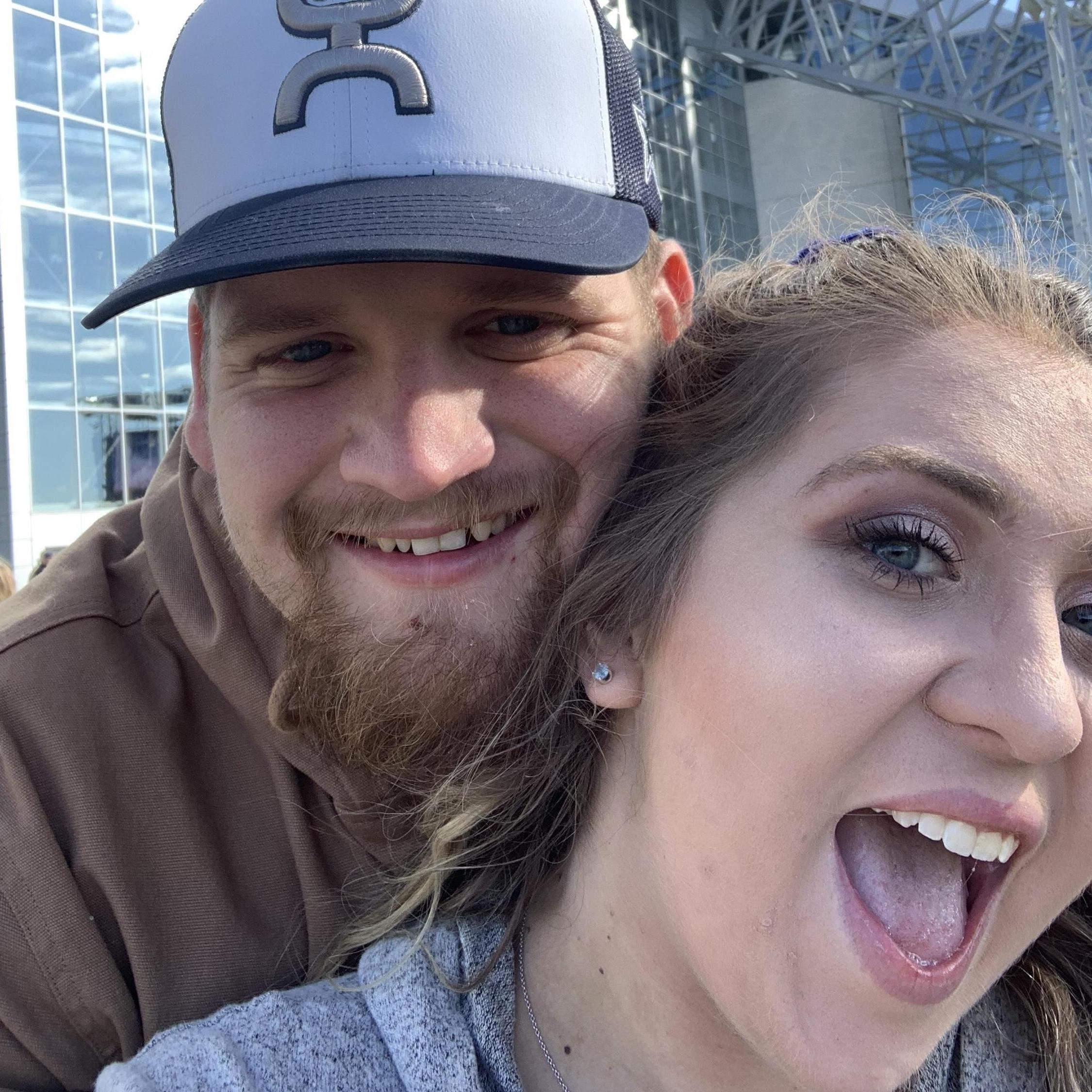 Bear's 2019 Christmas Present! Tickets to the Dallas Cowboys Vs. Washington Redskins football game!
