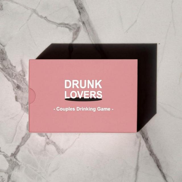 DRUNK LOVERS - Couples Drinking Game for Date Night, 54 Game Cards, Couples Games for Adults Couples Card Games for Adults, Perfect for Anniversary or Valentine's Day Gift, Enhance Relationship