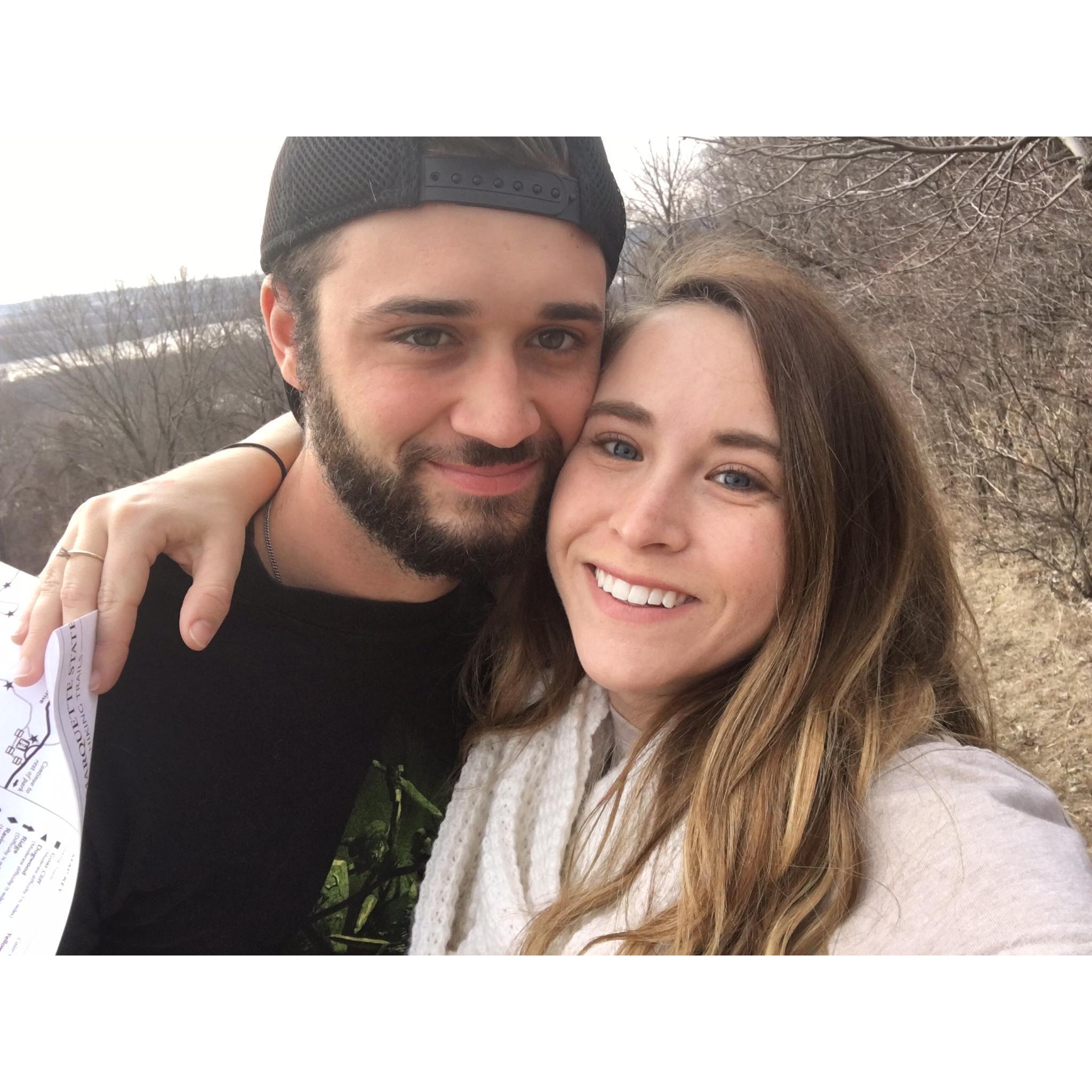 Hiking at Pere Marquette!