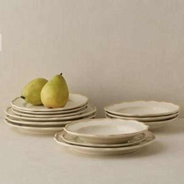 Stoneware Dinnerware by Maison Madison - Beige