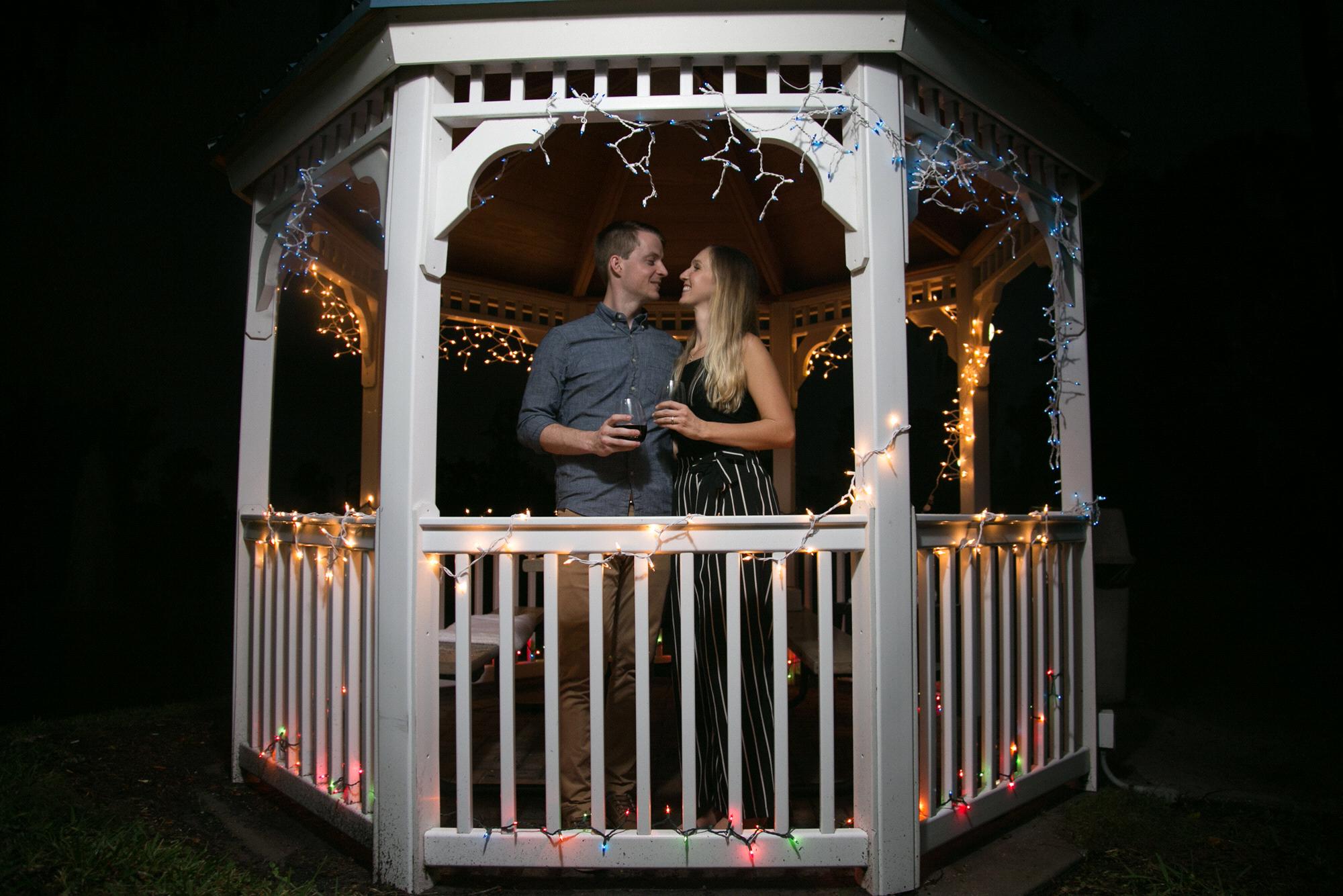 The night of our engagement!