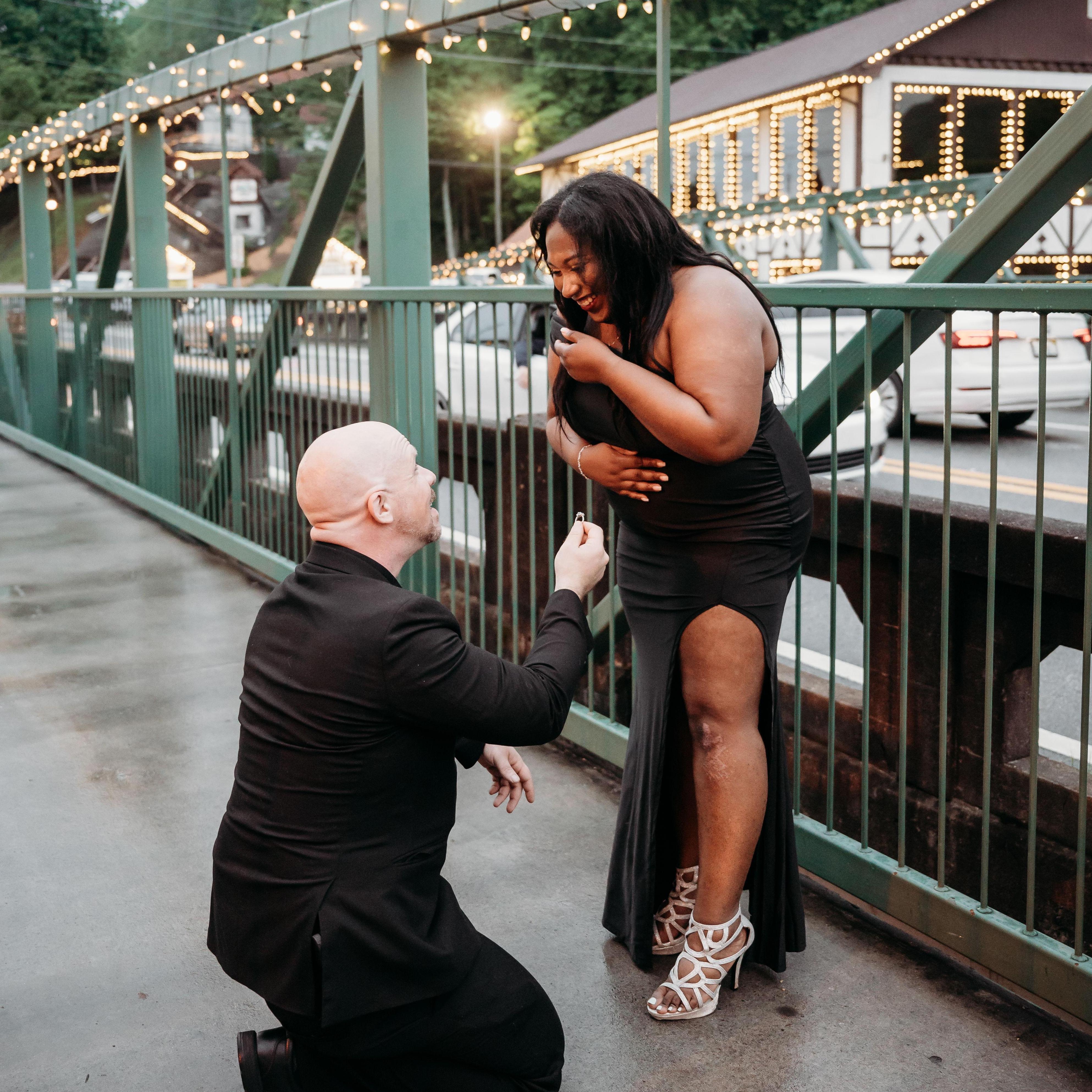 Had to recreate our proposal on this beautiful bridge