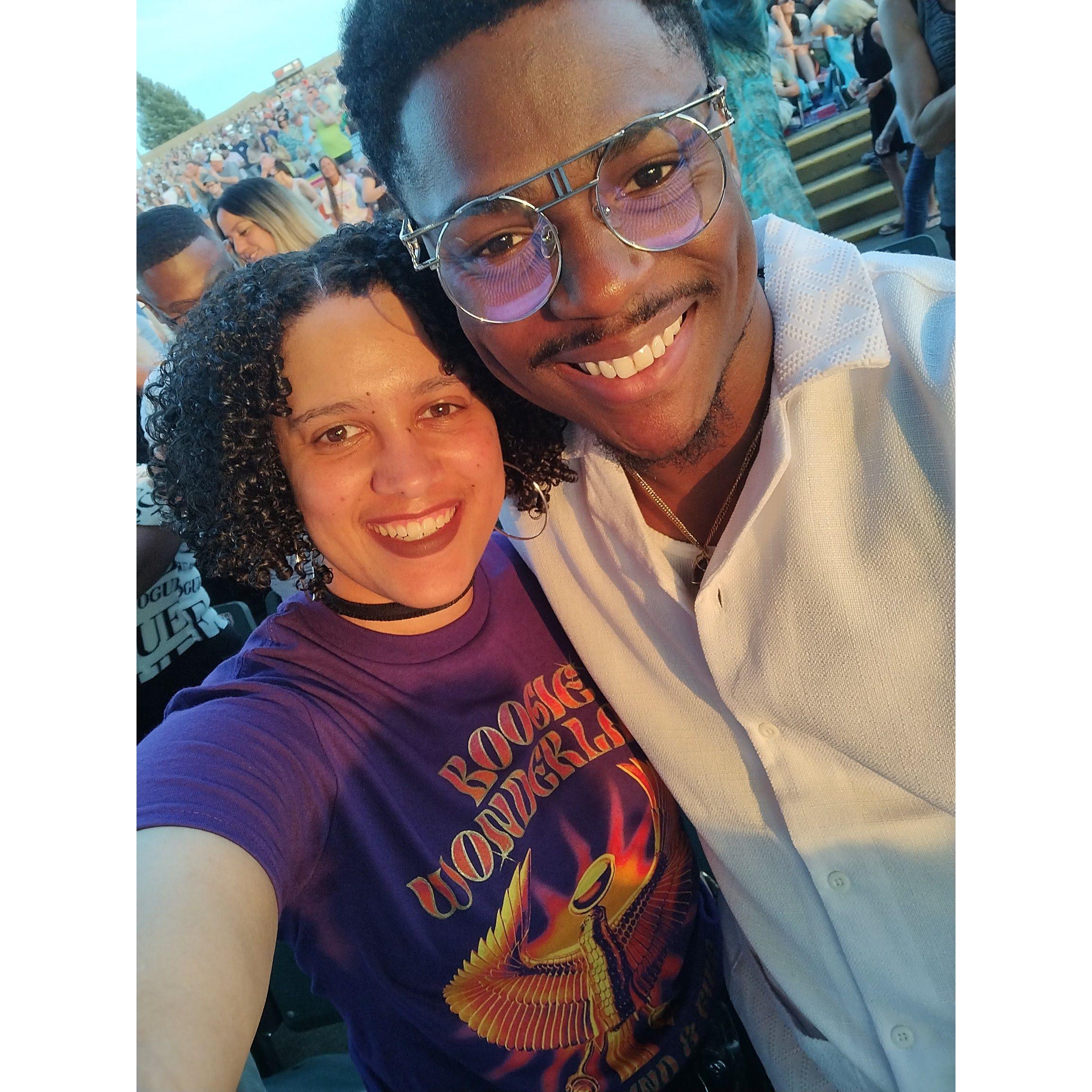 Got to see Earth, Wind, & Fire!