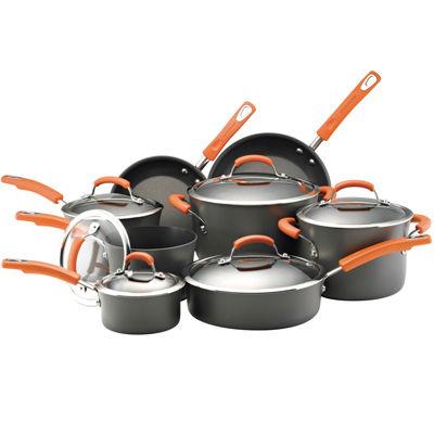 Rachael Ray® 14-pc. Hard-Anodized Nonstick Cookware Set