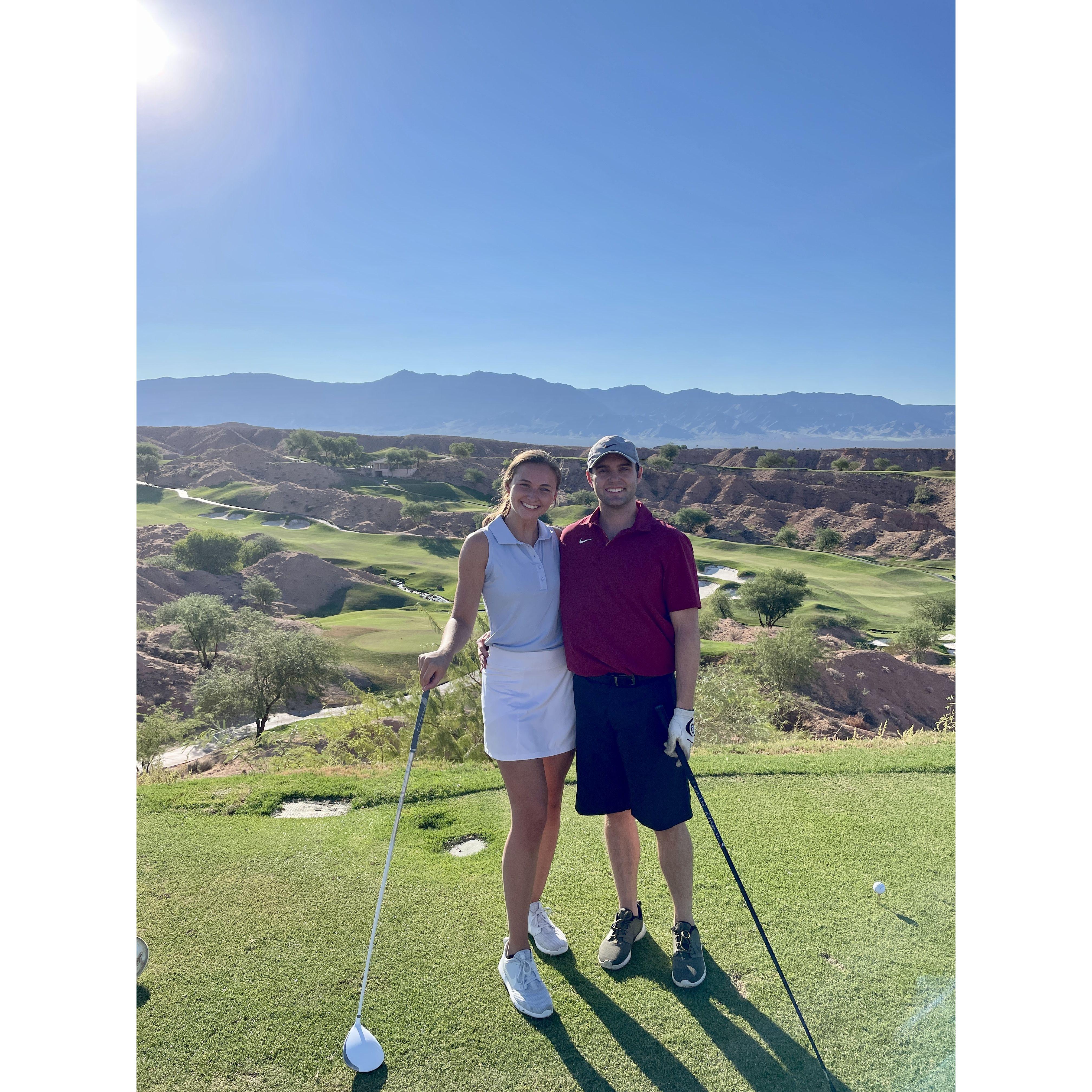 August 2022 - played the incredible Wolf Creek Golf Course in Mesquite, NV