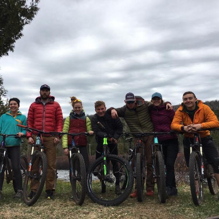 With some of our best friends biking in the best place on earth!