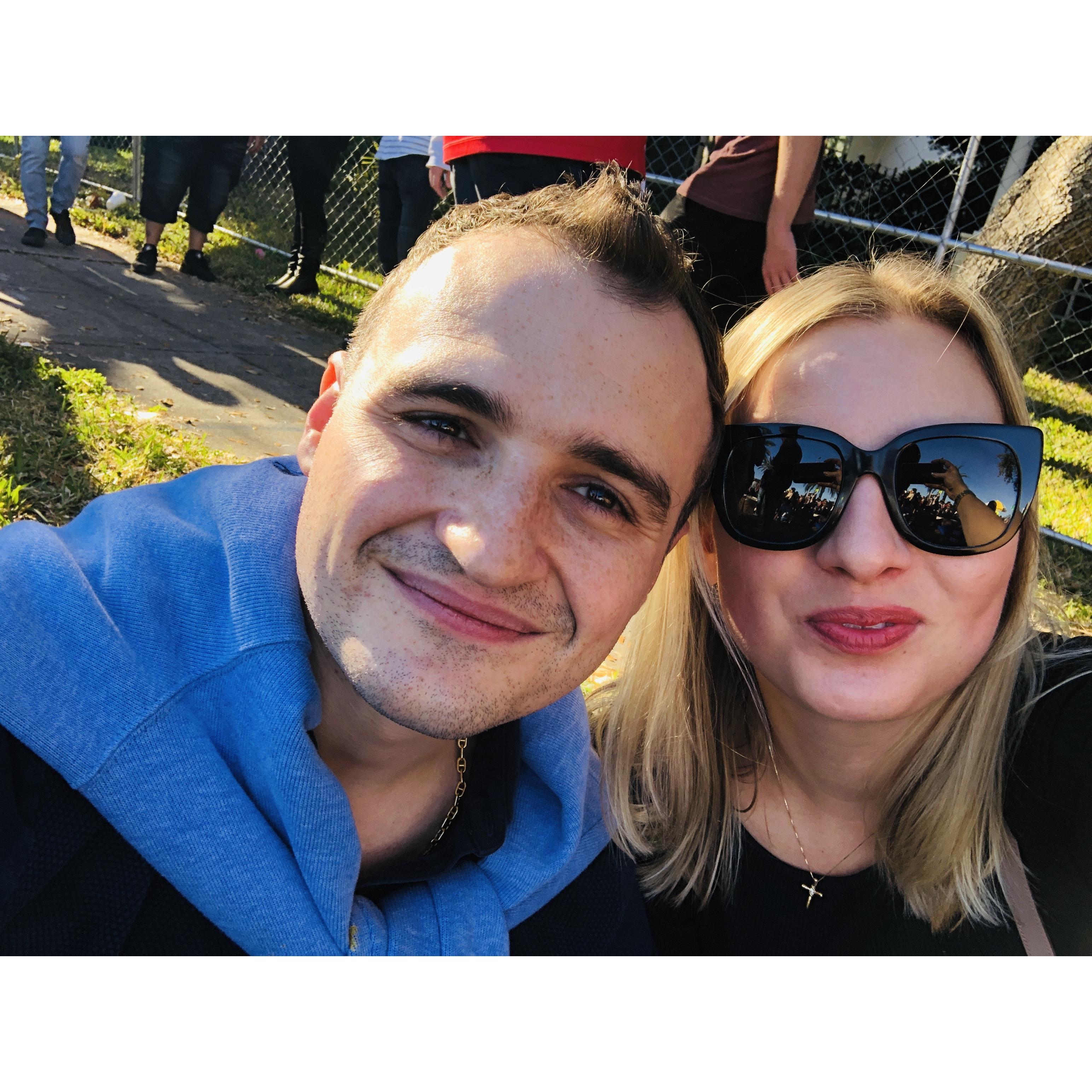 First Gasparilla together