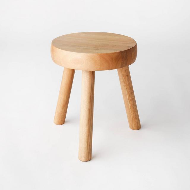 Los Feliz Wood Ottoman Natural - Threshold™ designed with Studio McGee