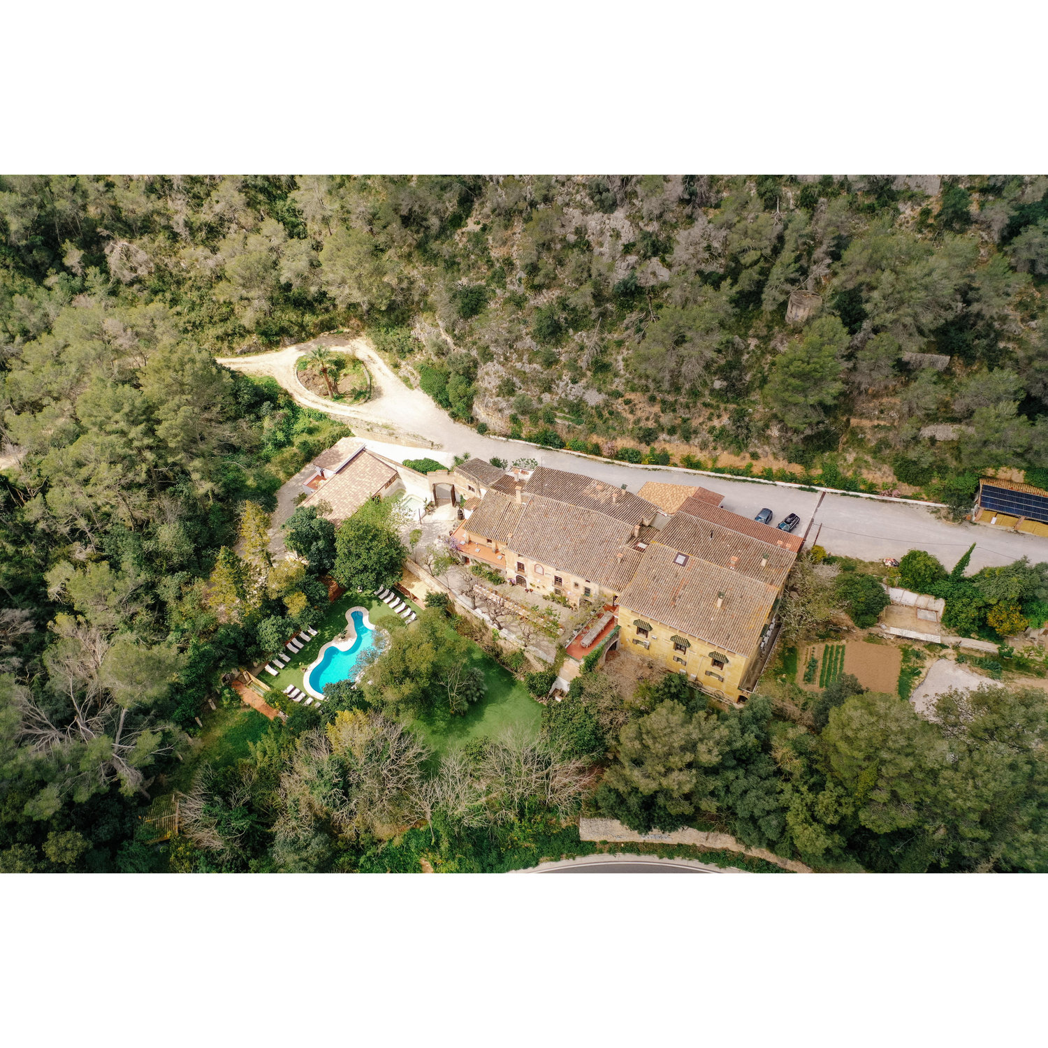 Drone Shot Of Villa/Venue