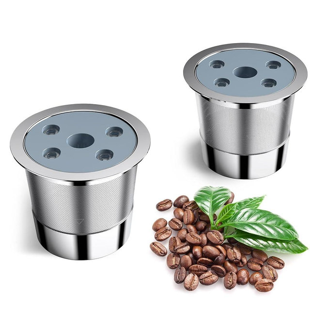 Update Reusable K Cups for Keurig K Supreme | Refillable K cups with Adapter for Keurig K Supreme (Plus) Coffee Maker (2 pack Reusable Coffee Pods)